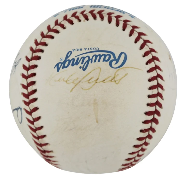 1992 Twins (30) Puckett, Tapani, Kelly +27,  Signed Oal Baseball BAS #AD64035