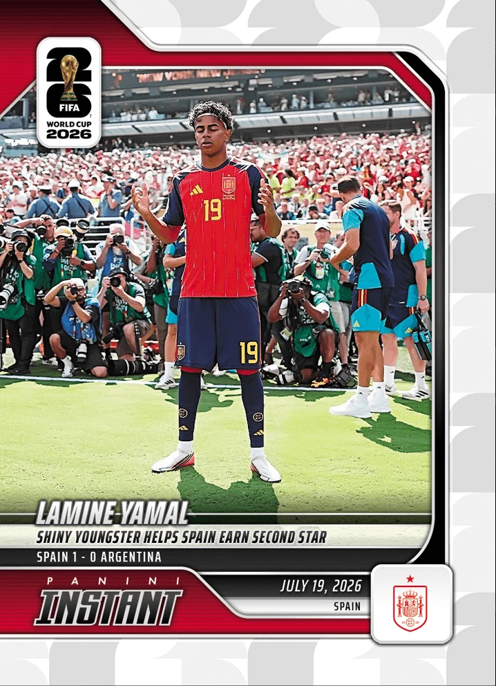 2026 Panini Instant FIFA World Cup Lamine Yamal #246 Spain Soccer Card
