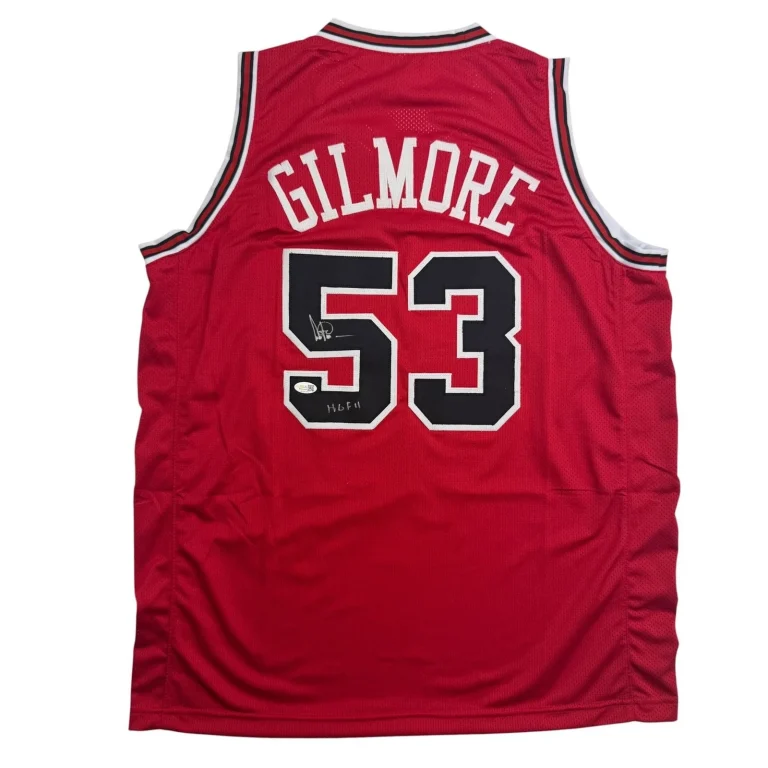 Autographed/Signed Artis Gilmore Chicago Red Basketball Jersey JSA COA