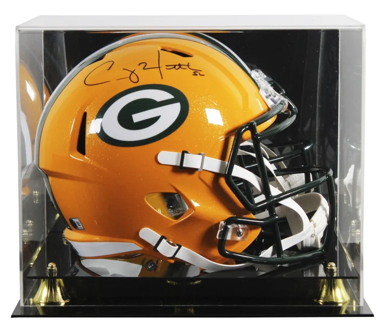 Packers Clay Matthews III Signed Full Size Speed Rep Helmet W/ Case BAS Witness