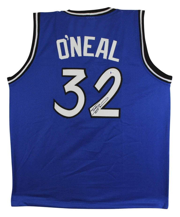Shaquille O'Neal Authentic Signed Blue The Diesel Pro Style Jersey BAS #WG34275