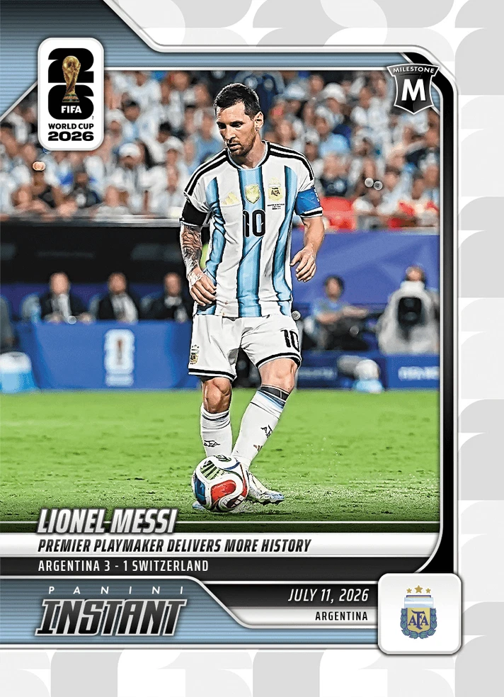 2026 Panini Instant FIFA World Cup Lionel Messi #228 Argentina Soccer Card