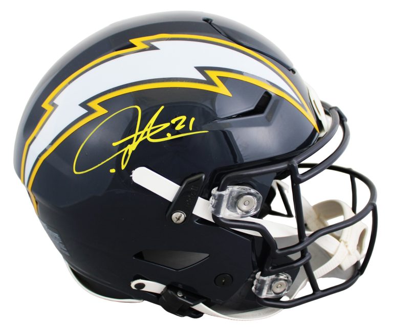 Chargers LaDainian Tomlinson Signed 2025 On-Field Alt Speed Flex F/S Helmet BAS
