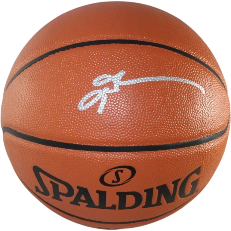 Allen Iverson Signed Philadelphia 76ers Spalding Basketball Beckett WIT 28383
