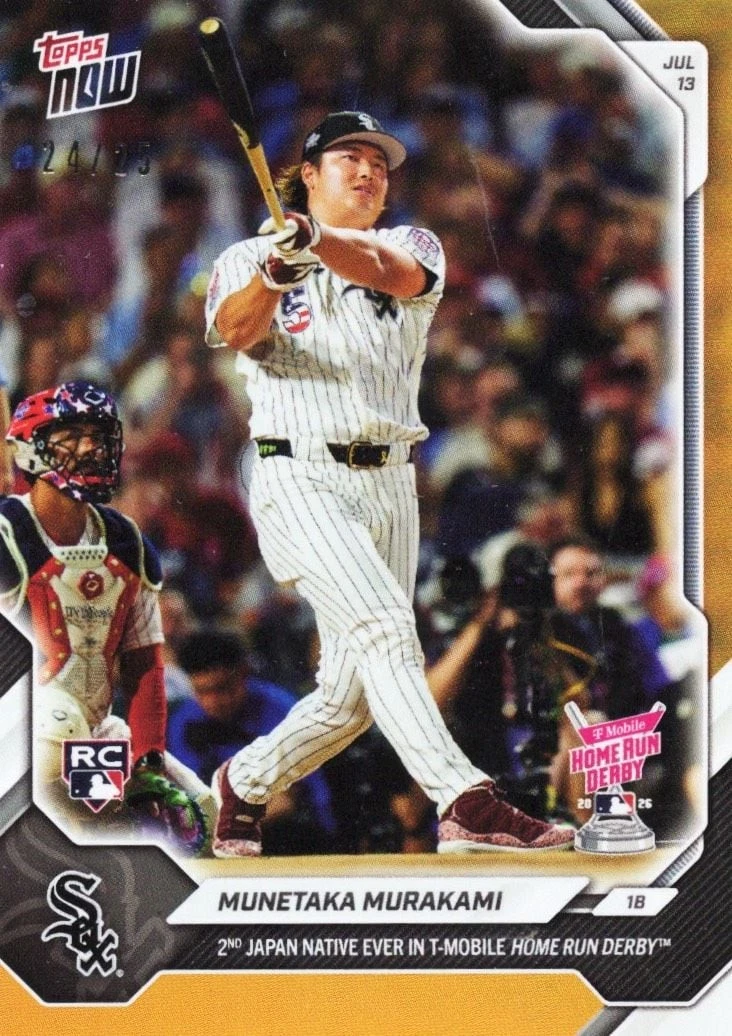 2026 Topps Now Munetaka Murakami #449 Orange Foil /25 Rookie Baseball Card