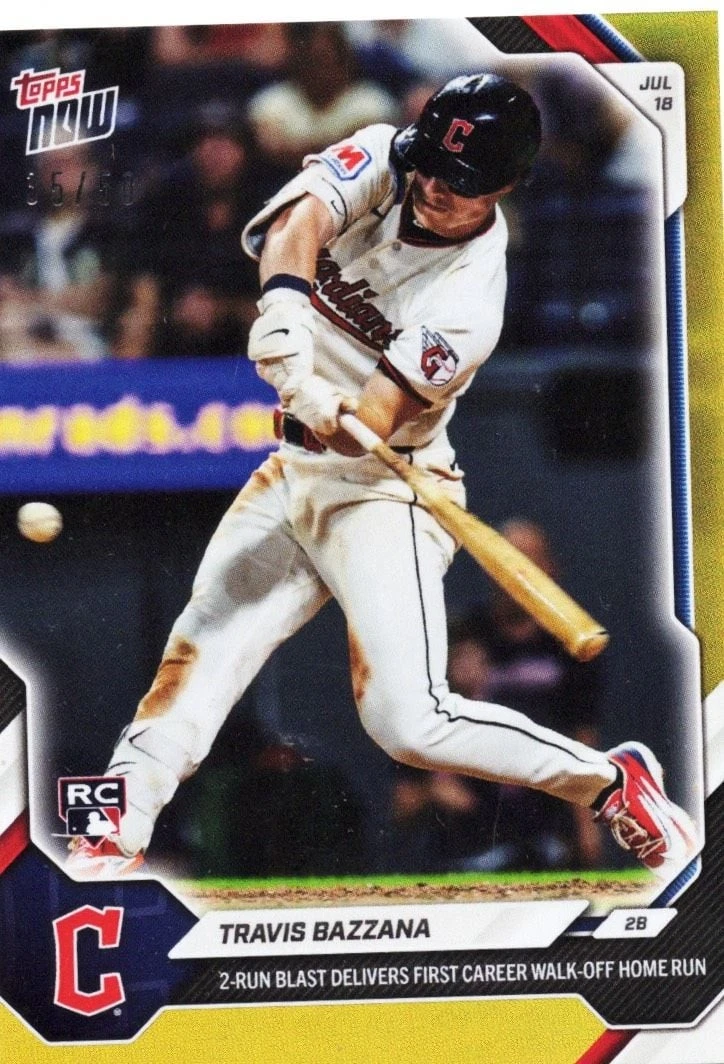 2026 Topps Now Travis Bazzana #462 Gold Foil /50 Rookie Baseball Card