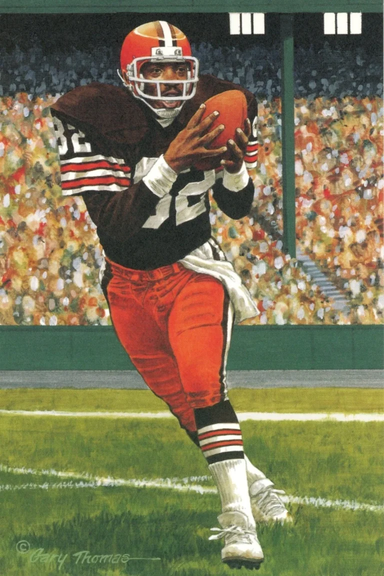 Ozzie Newsome Cleveland Browns Goal Line Art Card Class of 1999 58126