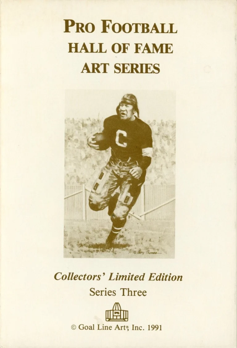 Goal Line Art Series 3 Hall of Fame Unautographed 1991 Complete Set 58181