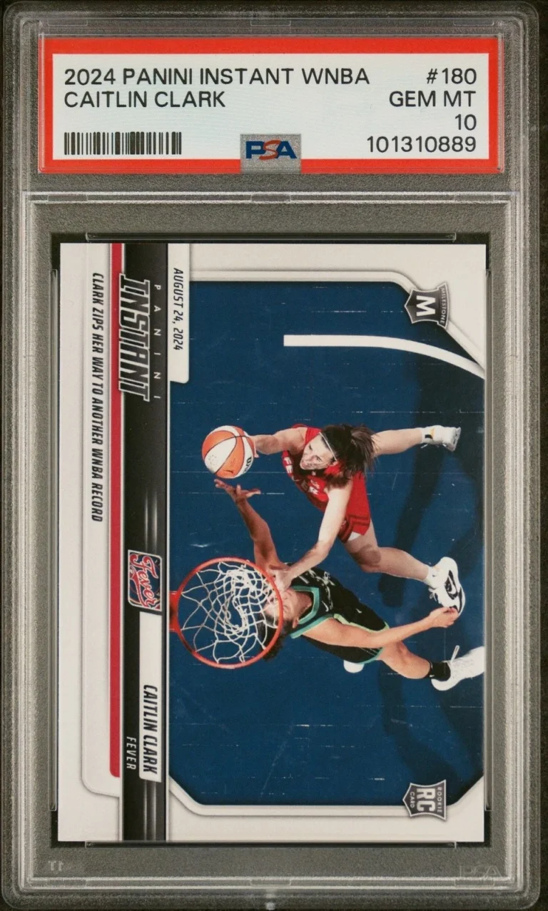 Graded 2024 Panini Instant WNBA Caitlin Clark #180 Rookie RC Card PSA 10