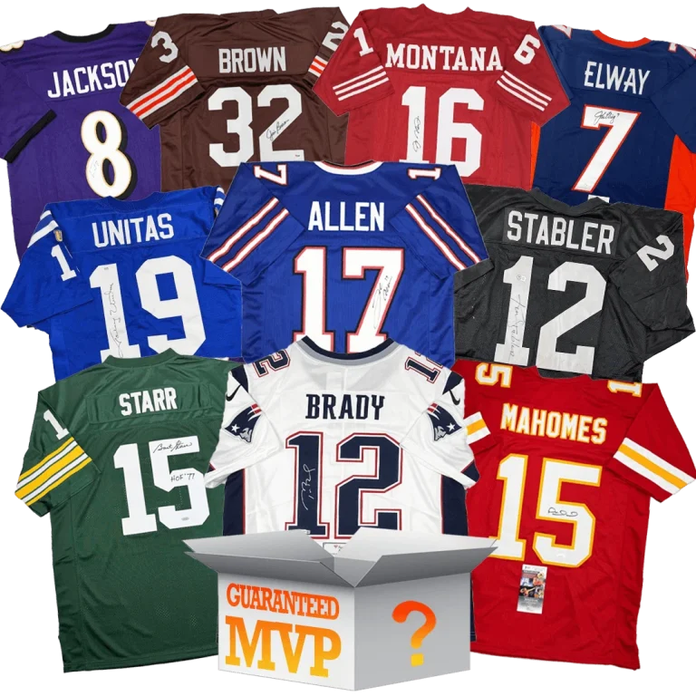 MVPs Autographed/Signed Jersey Mystery Box with PSA JSA or Beckett COA