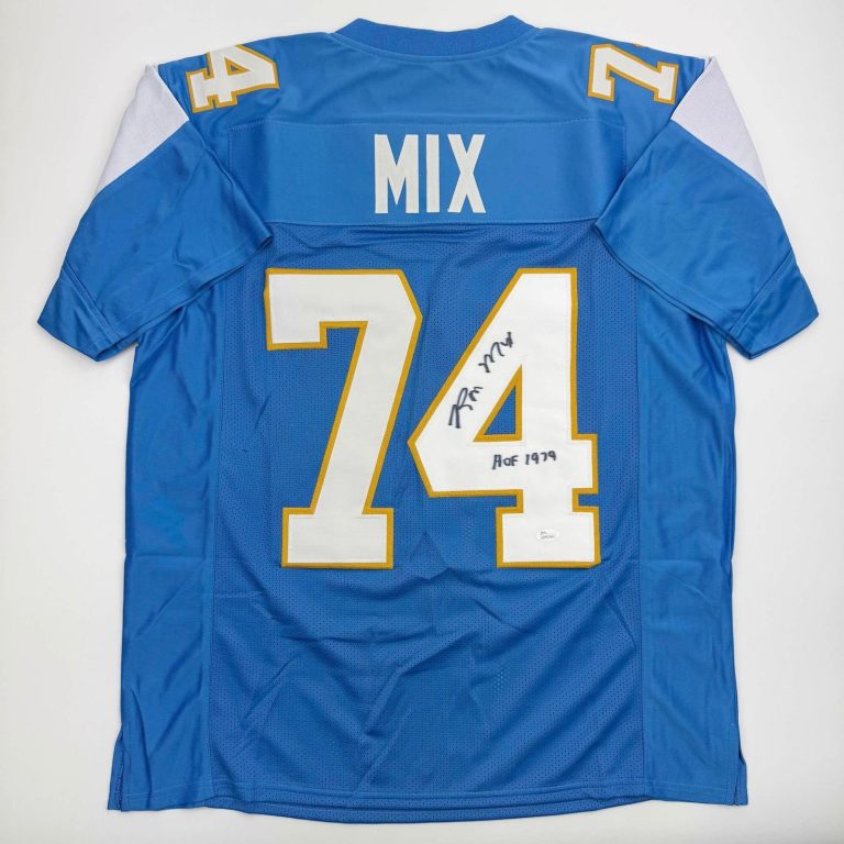 Signed RON MIX HOF 1979 San Diego Powder Blue Jersey JSA COA Auto