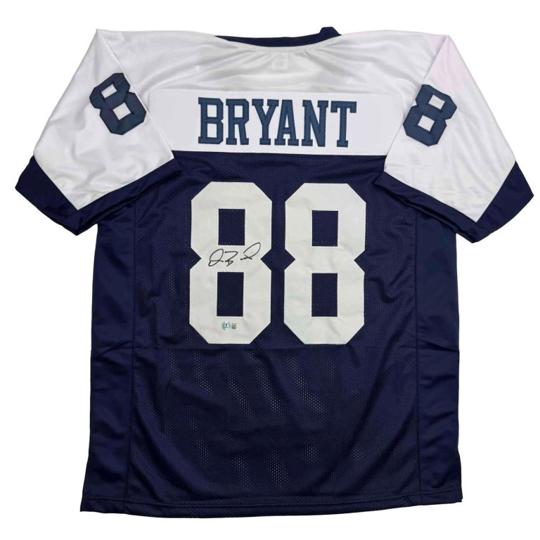 Autographed/Signed Dez Bryant Dallas Thanksgiving Day Jersey Beckett COA