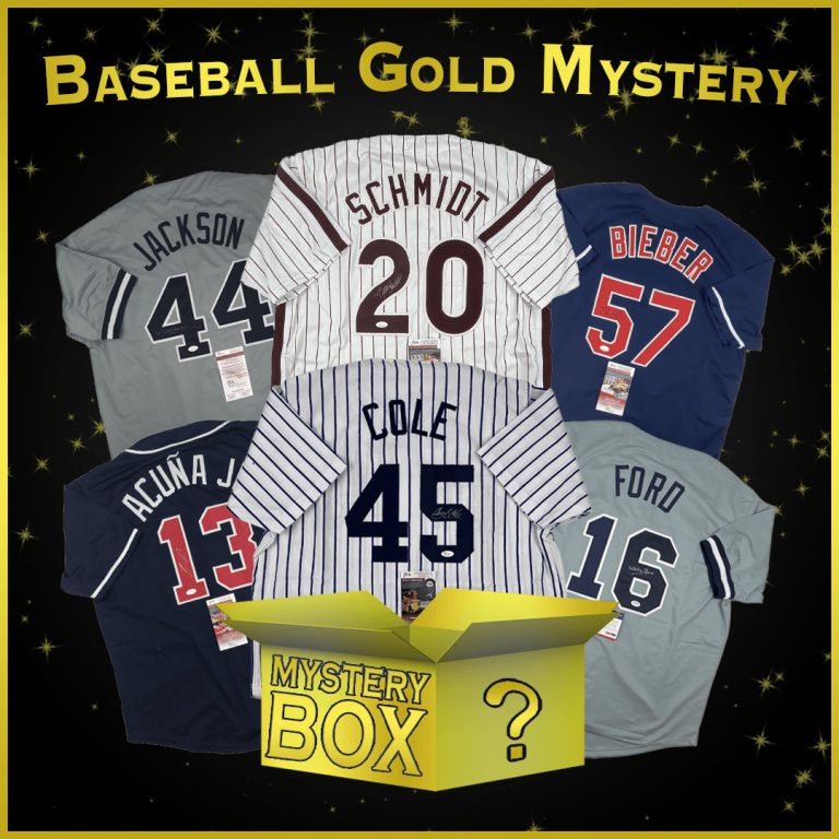 Autographed/Signed GOLD Series 1 Jersey Mystery Box PSA JSA BAS COA