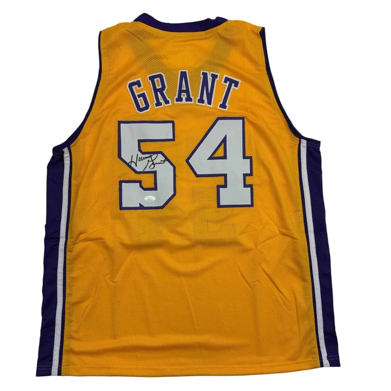 Autographed/Signed Horace Grant Los Angeles Yellow Jersey JSA COA