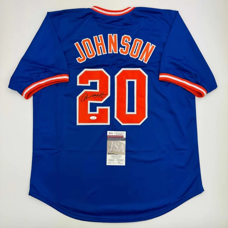 Autographed/Signed Howard Johnson 