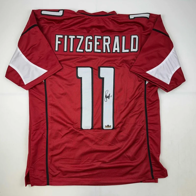 Facsimile Autographed Larry Fitzgerald Arizona Red Jersey Size Men's XL