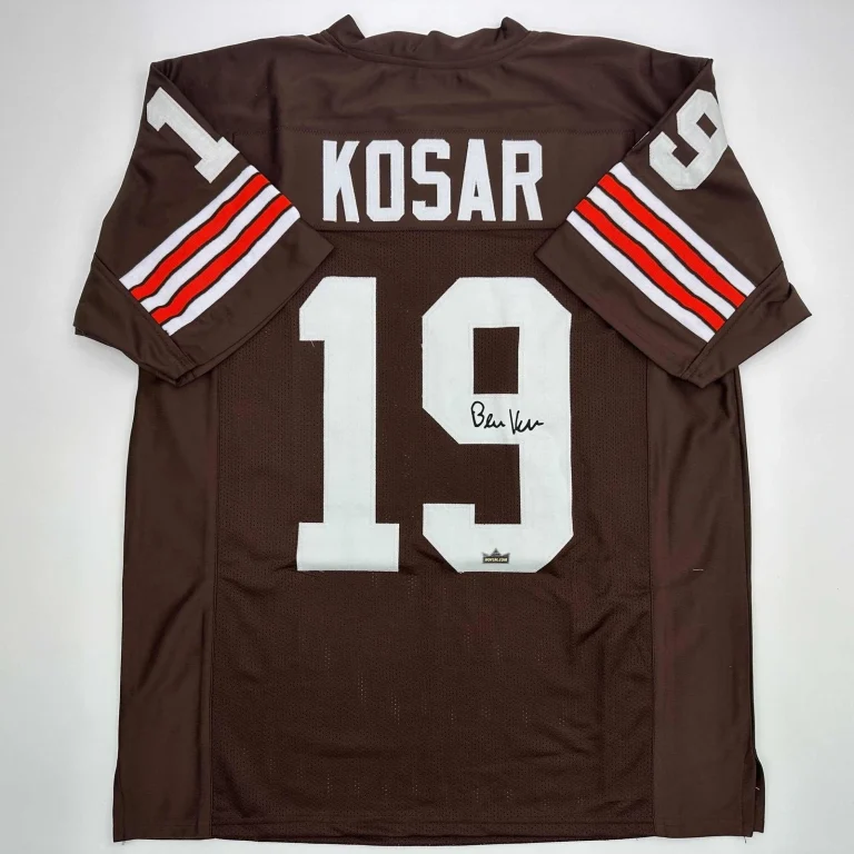 Facsimile Autographed Bernie Kosar Cleveland Brown Jersey Size Men's XL