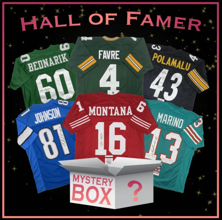 Hall of Famers Autographed/Signed Jersey Mystery Box with PSA JSA BAS COA