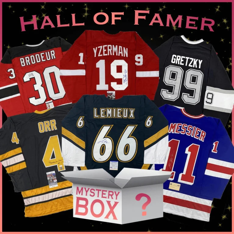 Hall of Famers Autographed/Signed Jersey Mystery Box with PSA JSA BAS COA