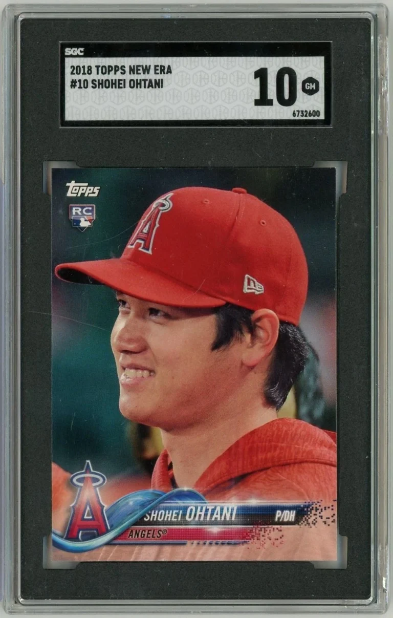Graded 2018 Topps New Era Shohei Ohtani #10 Rookie RC Baseball Card SGC 10