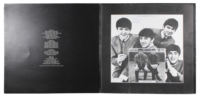 Paul McCartney Signed The Beatles David Wigg Interviews Album Flat BAS #AE65104