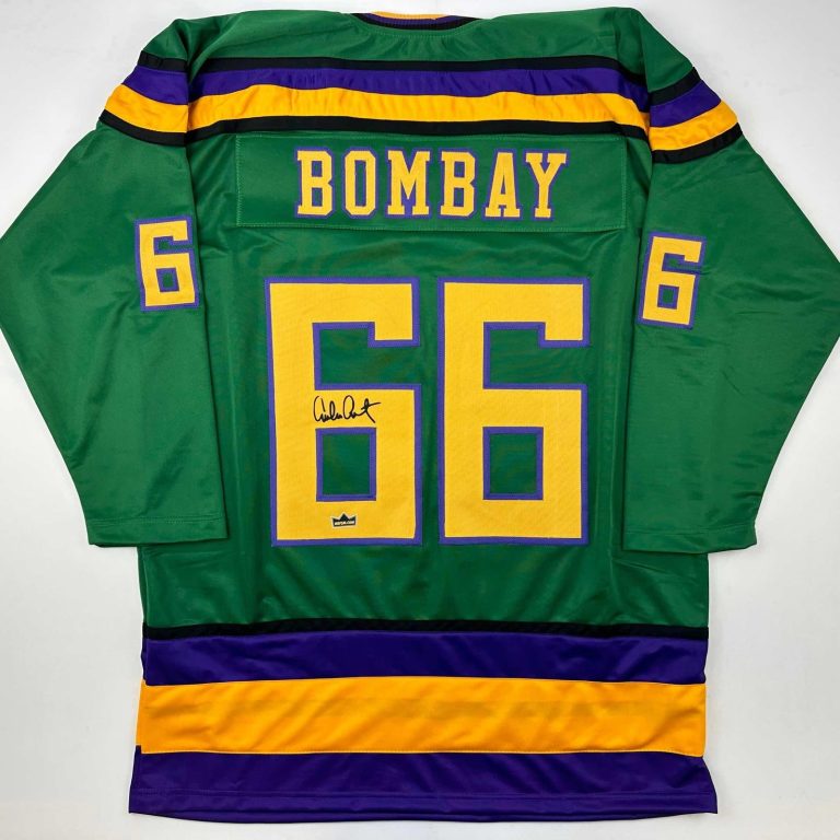 Facsimile Autographed Emilio Esteves Gordon Bombay Green Auto Jersey XL