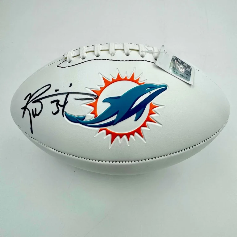 Autographed/Signed Ricky Williams Miami Dolphins FS Logo Fanatics COA