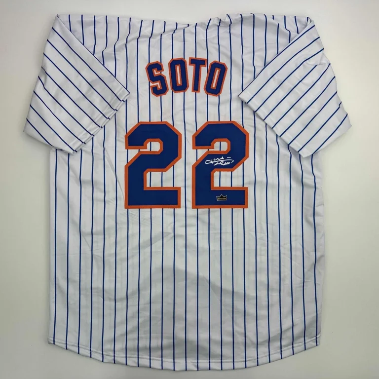 Facsimile Autographed Juan Soto New York Pinstripe Jersey Size Men's XL