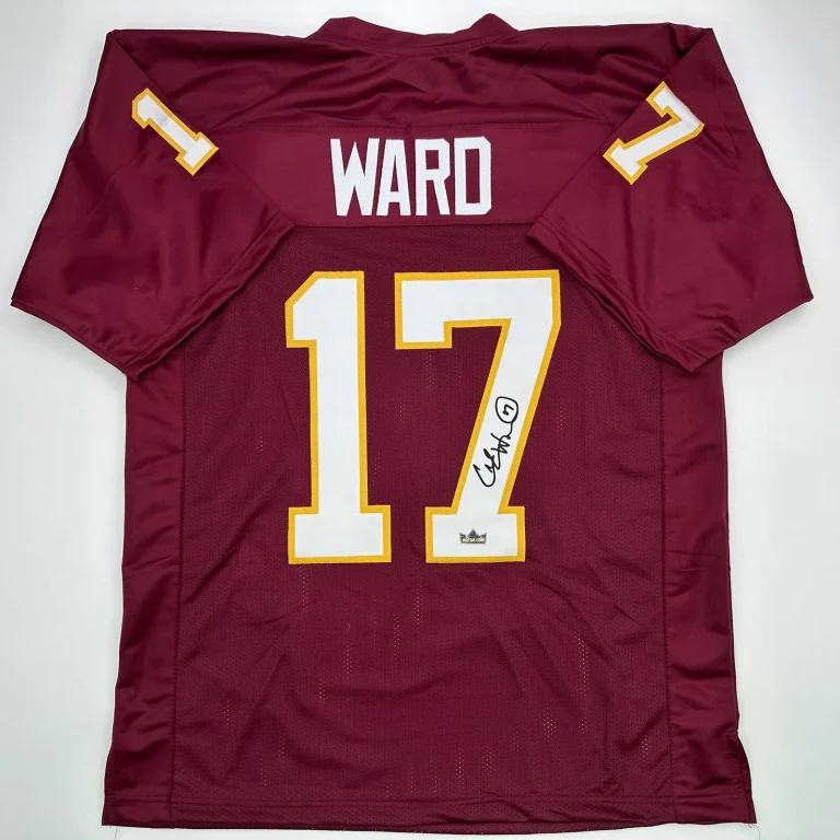 Facsimile Autographed Charlie Ward Florida State Maroon Jersey Men's XL