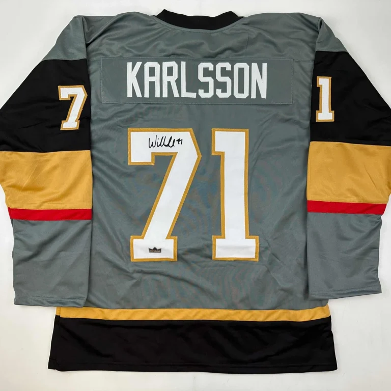 Facsimile Autographed William Karlsson Vegas Grey Jersey Size Men's XL