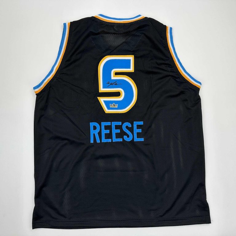 Facsimile Autographed Angel Reese Chicago Black Jersey Size Men's XL