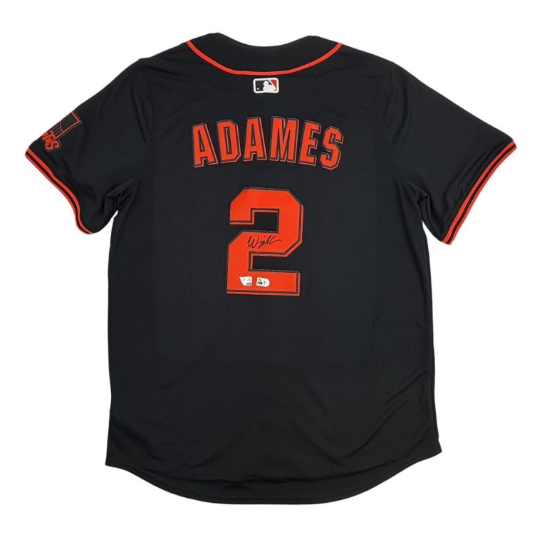 Autographed/Signed Willy Adames SF Giants Authentic Jersey Fanatics MLB COA