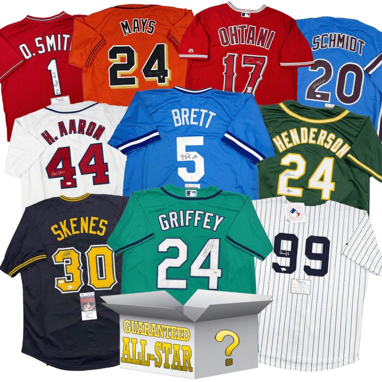 All-Star Autographed/Signed Jersey Mystery Box with PSA JSA or BAS COA
