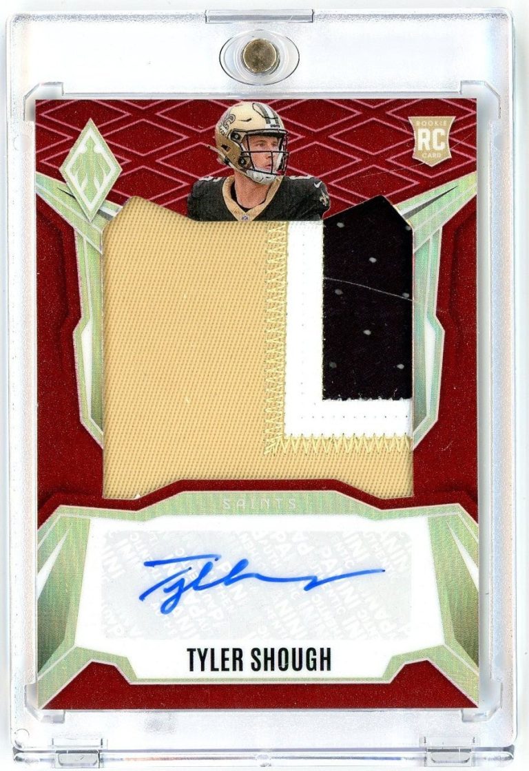 2025 Panini Phoenix Tyler Shough #RPSTSH 99 Red RPA Auto Rookie RC Card
