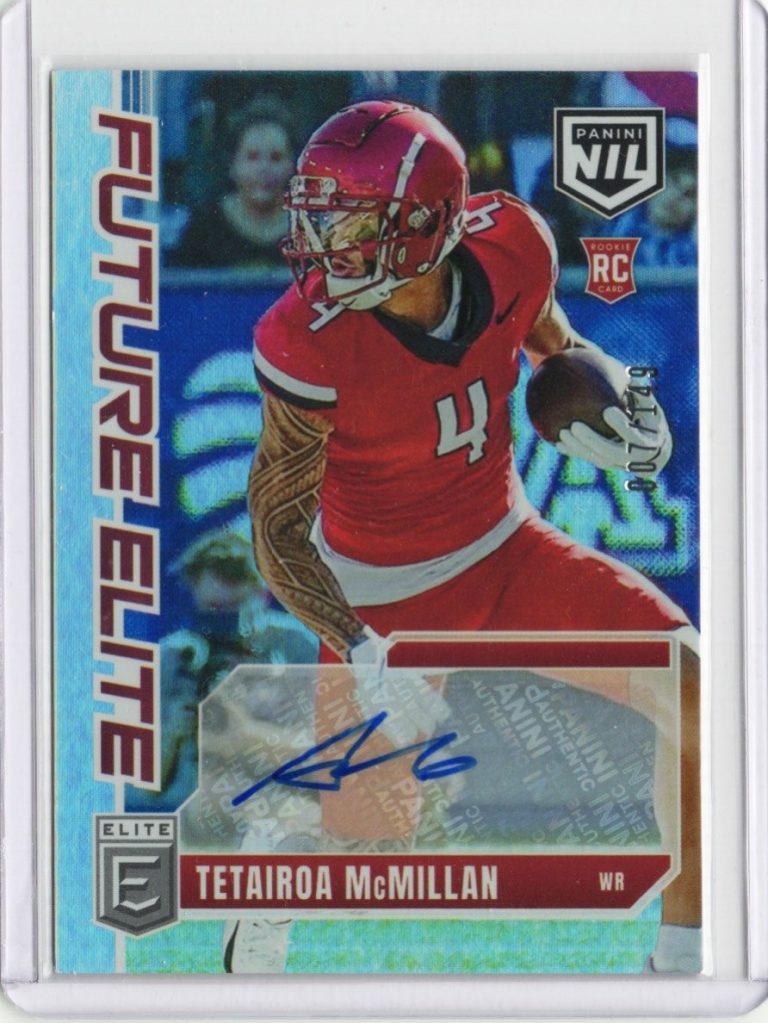 2025 Donruss Elite Tetairoa McMillan #FETMN Elite Auto /149 RC Card
