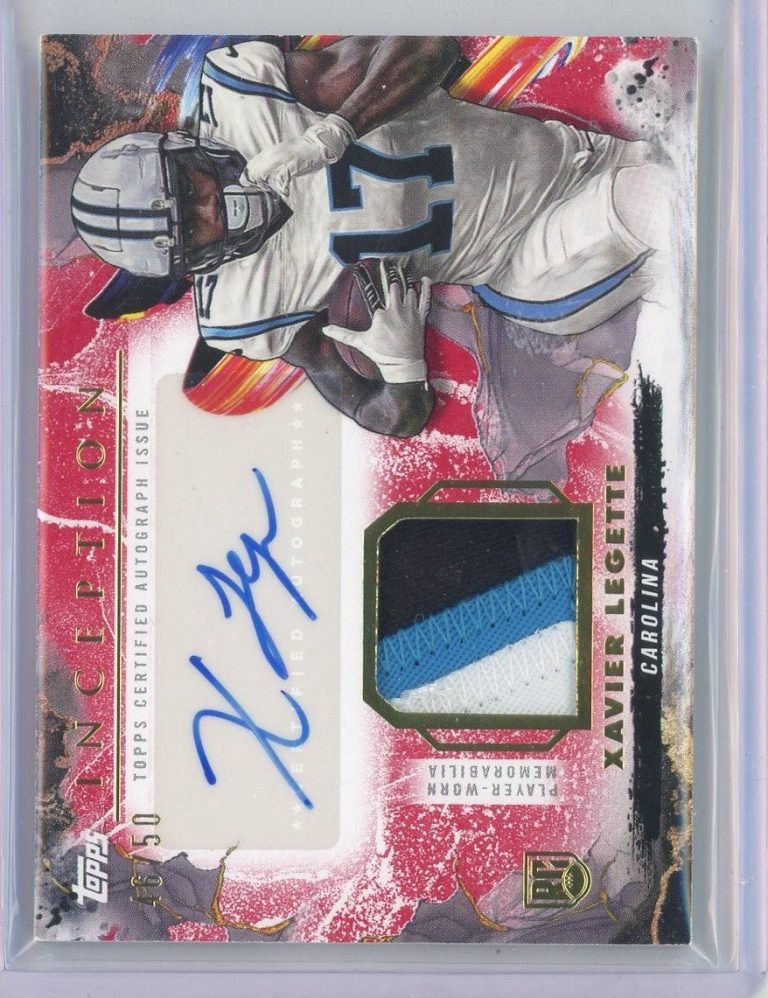 2024 Topps Inception Xavier Legette #PPAXL RPA /50 RC Football Card