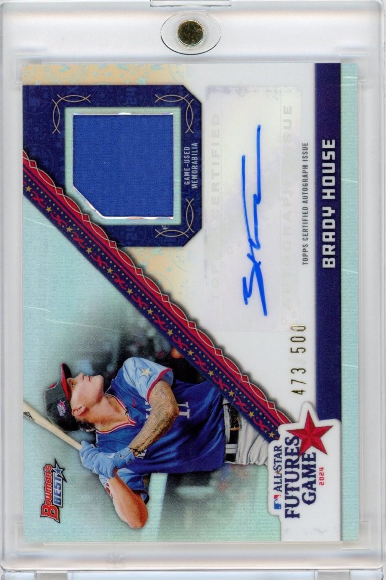 2024 Bowmans Best Brady House #FGRABH Futures Game Auto /500 RC Card