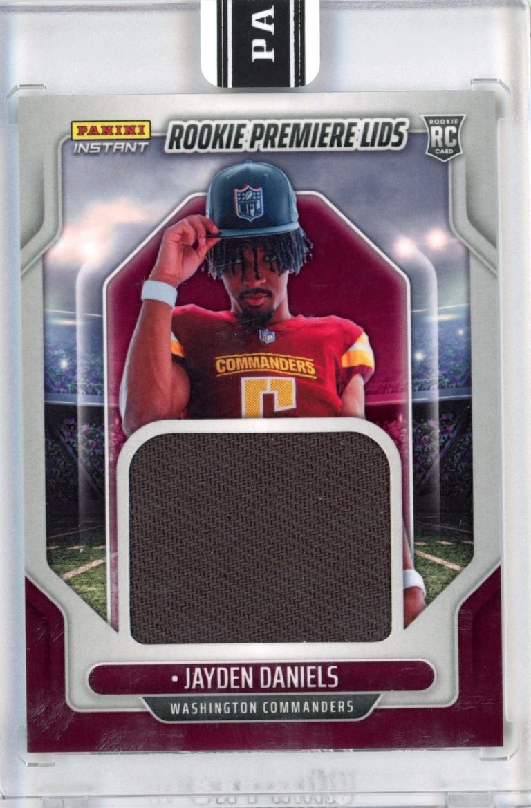 2024 Panini Instant Jayden Daniels #15 Rookie Premiere Lids /10 RC Card