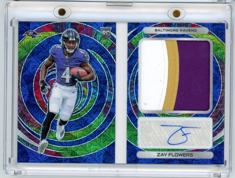 2023 Panini Spectra RC Optic Zay Flowers #ROZFL /15 Booklet Auto RC Card