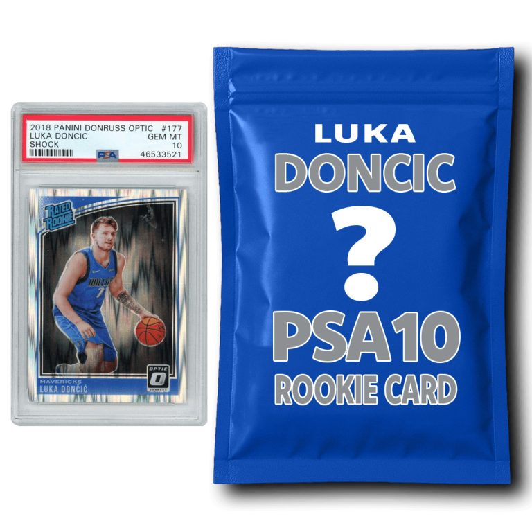 Luka Doncic PSA 10 Graded Rookie Basketball Card Mystery Box