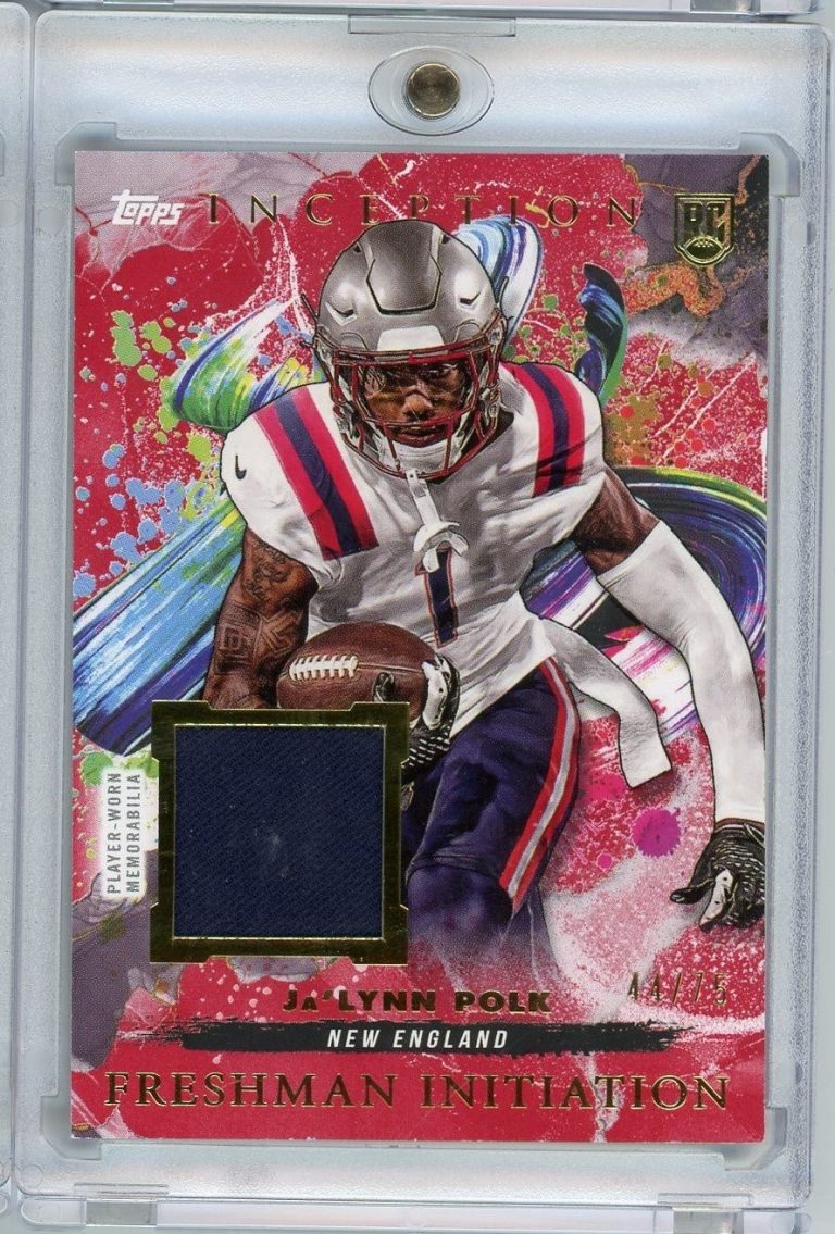 2024 Topps Inception Freshman Ja'Lynn Polk #FI-16 /75 Relic Rookie RC Card