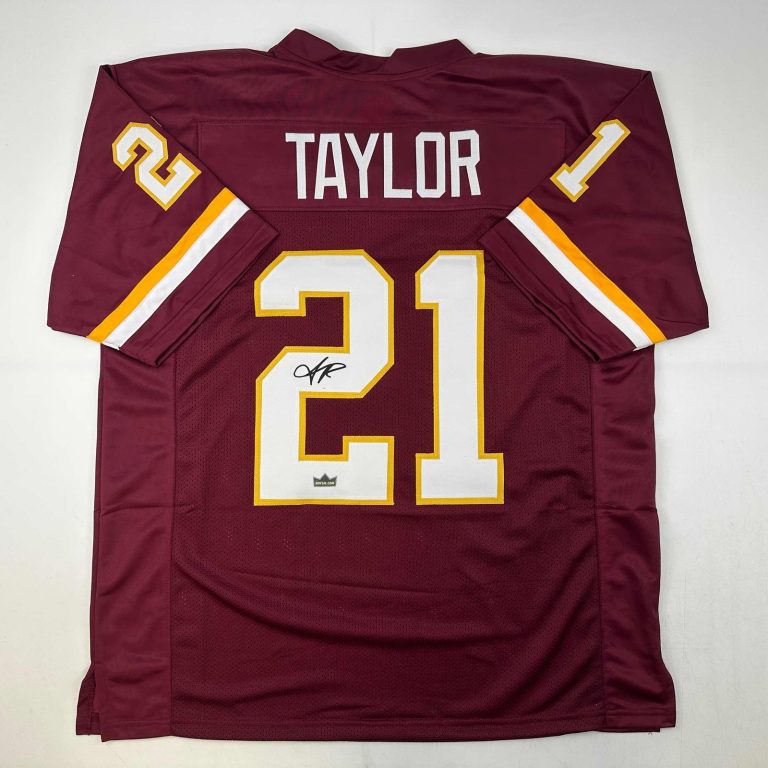 Facsimile Autographed Sean Taylor Washington Red Jersey Size Men's XL