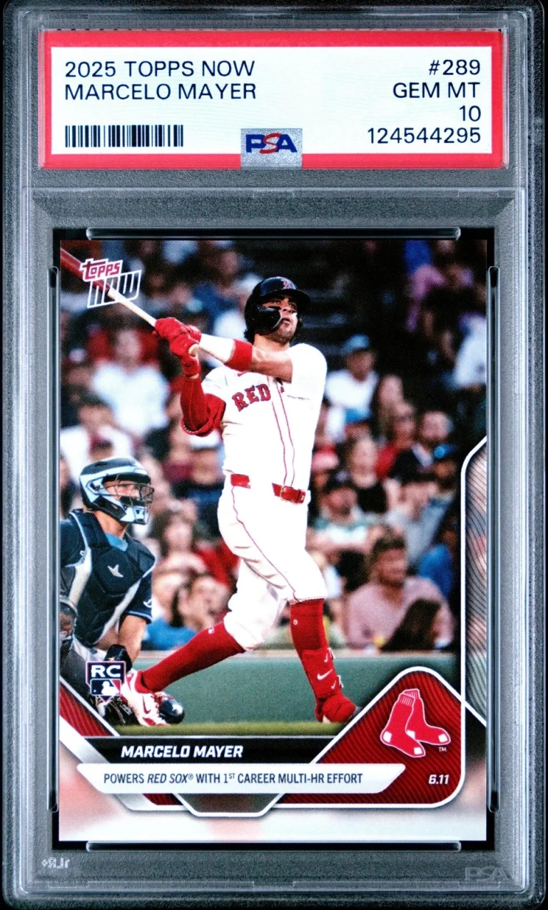 Graded 2025 Topps Now Marcelo Mayer #289 Rookie RC Card PSA 10 Gem Mint