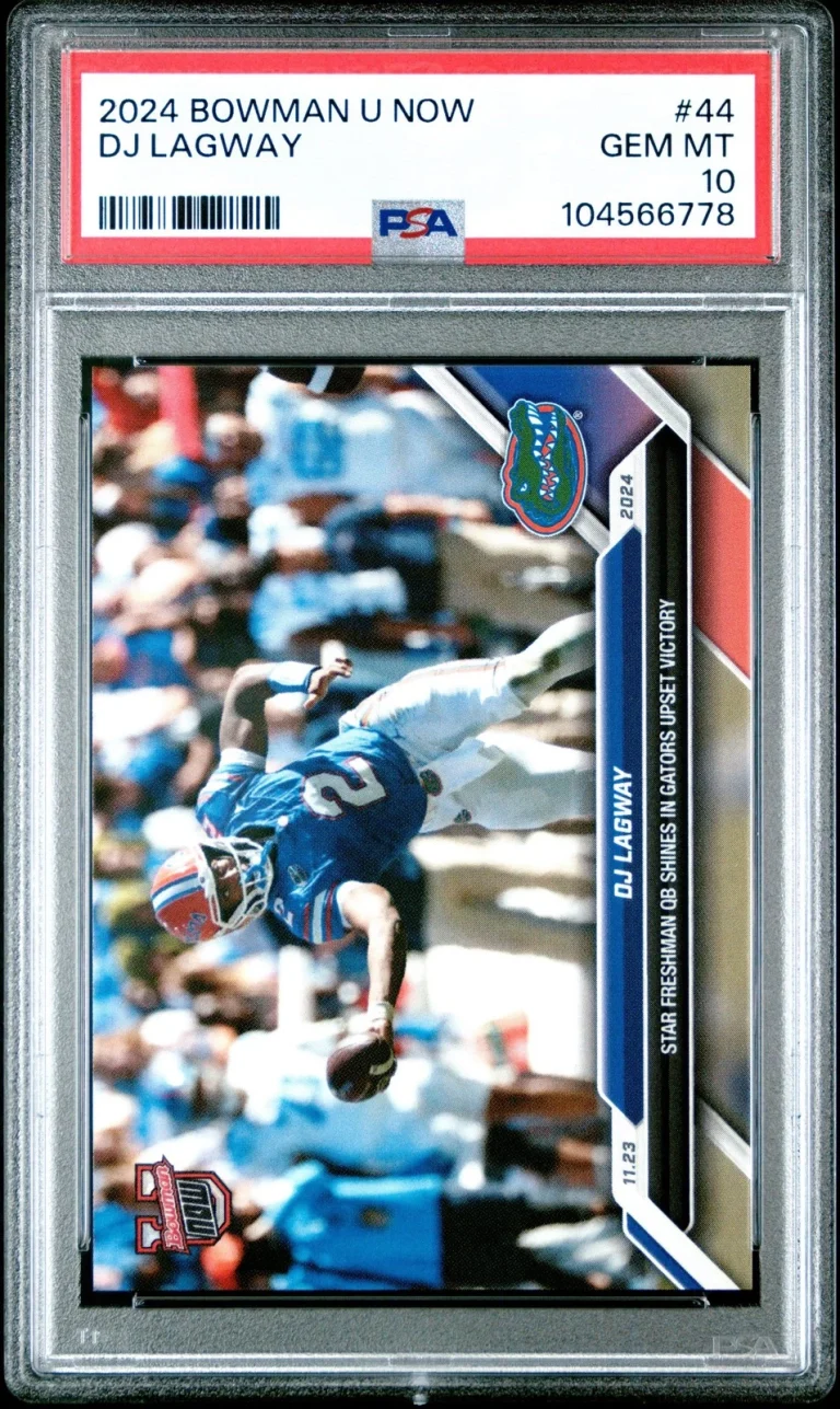 Graded 2024 Topps Bowman U Now DJ Lagway #44 Rookie RC Card PSA 10 Mint