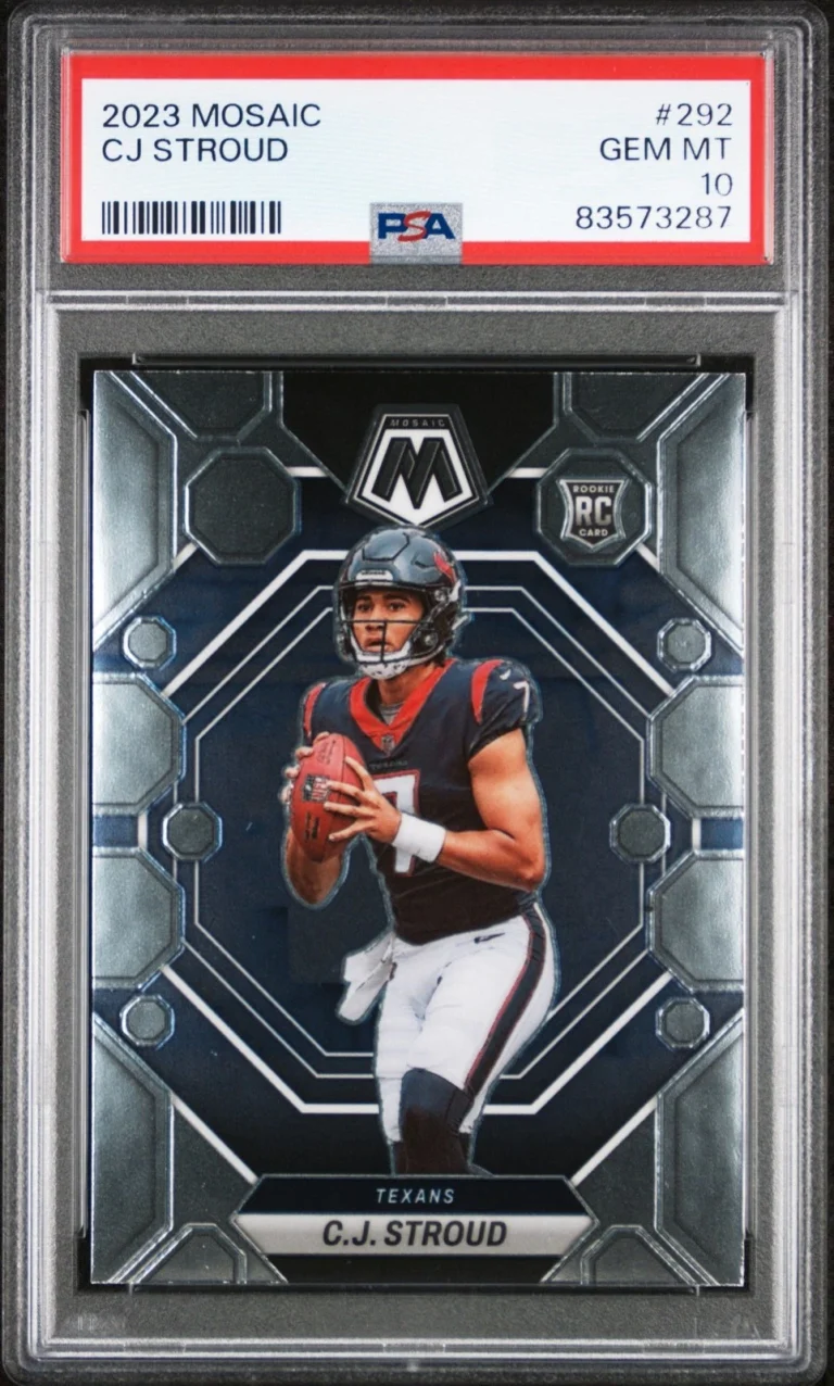 Graded 2023 Panini Mosaic C.J. Stroud #292 Rookie RC Card PSA 10 Gem