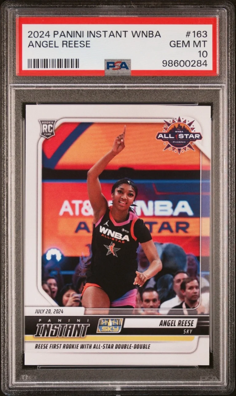 Graded 2024 Panini Instant WNBA Angel Reese #163 Rookie Card PSA 10