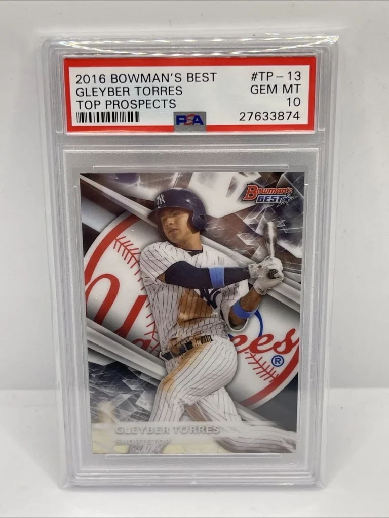 Graded 2016 Bowmans Best Gleyber Torres #TP13 Top Pros RC Card PSA 10