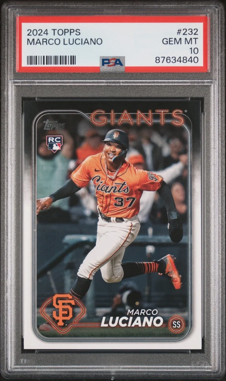 Graded 2024 Topps Marco Luciano #232 Rookie RC Card PSA 10 Gem Mint
