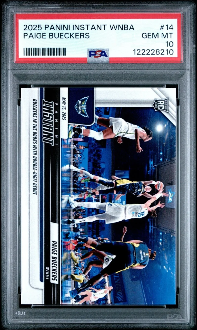 Graded 2025 Panini Instant Paige Bueckers #14 Rookie RC Card PSA 10