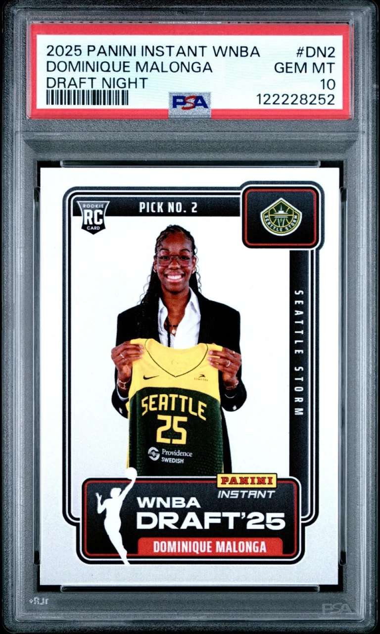 Graded 2025 Panini Instant Dominque Malonga #DN2 Night RC Card PSA 10